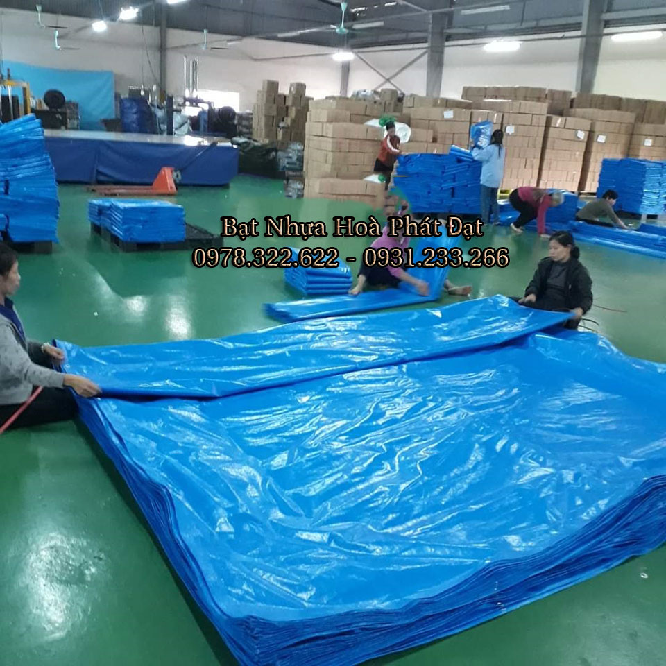 Bảng giá bạt nhựa xanh cam, bạt sọc 3 màu, bạt che công trình xây dựng che nắng mưa ngoài trời giá rẻ tại Bắc Ninh